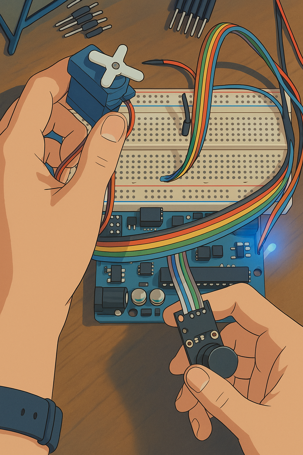 Ghibli art Cover image for Arduino project