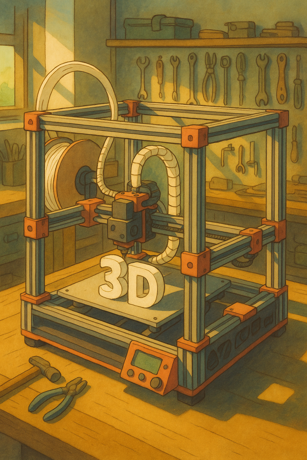 Ghibli art Cover image for 3D print showcase project